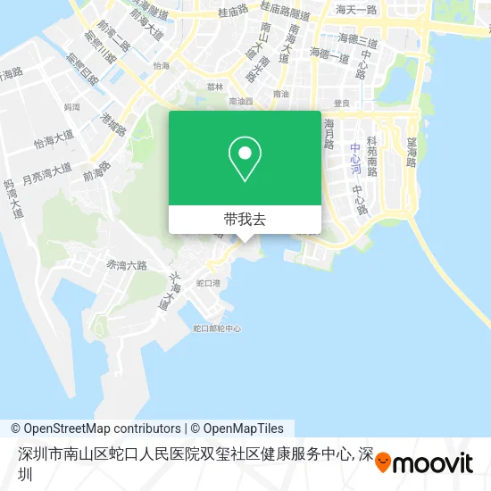 深圳市南山区蛇口人民医院双玺社区健康服务中心地图