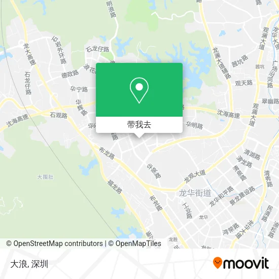 大浪地图