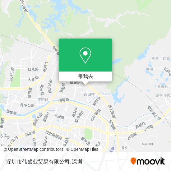 深圳市伟盛业贸易有限公司地图