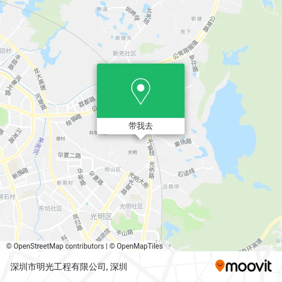 深圳市明光工程有限公司地图