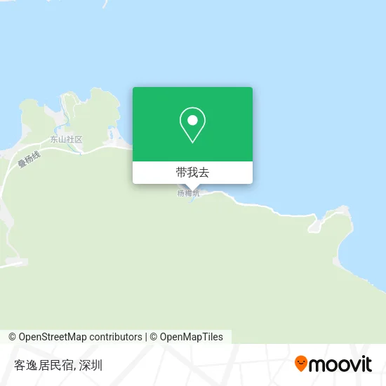 客逸居民宿地图