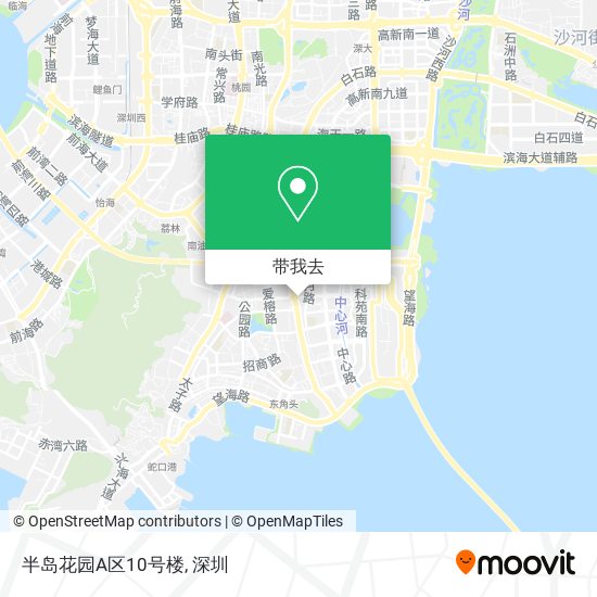 半岛花园A区10号楼地图