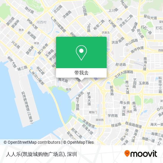 人人乐(凯旋城购物广场店)地图