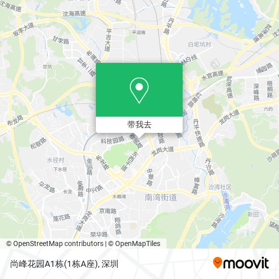 尚峰花园A1栋(1栋A座)地图