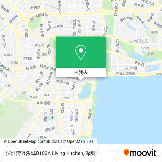 深圳湾万象城B103A Living Kitchen地图