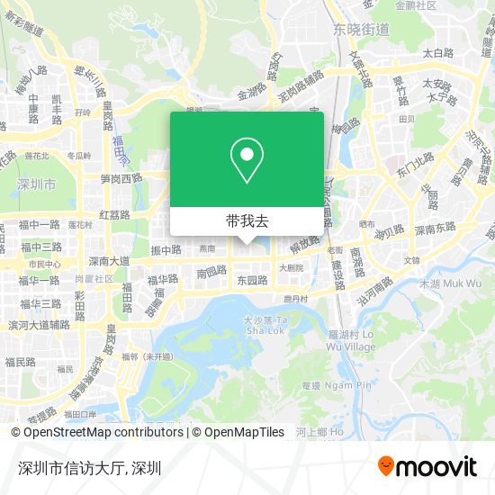 深圳市信访大厅地图