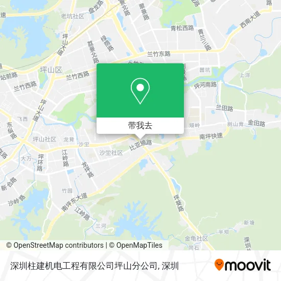 深圳柱建机电工程有限公司坪山分公司地图
