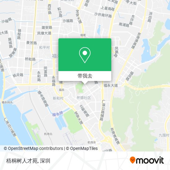 梧桐树人才苑地图