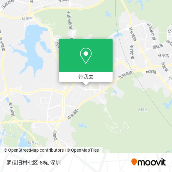 罗租旧村七区-8栋地图