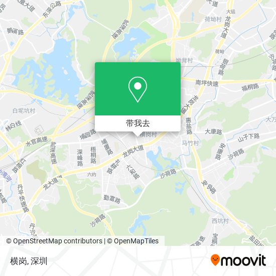 横岗地图