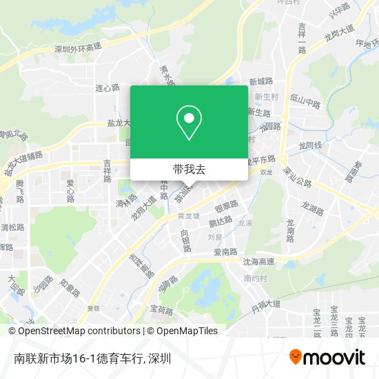 南联新市场16-1德育车行地图
