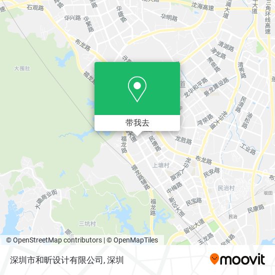 深圳市和昕设计有限公司地图