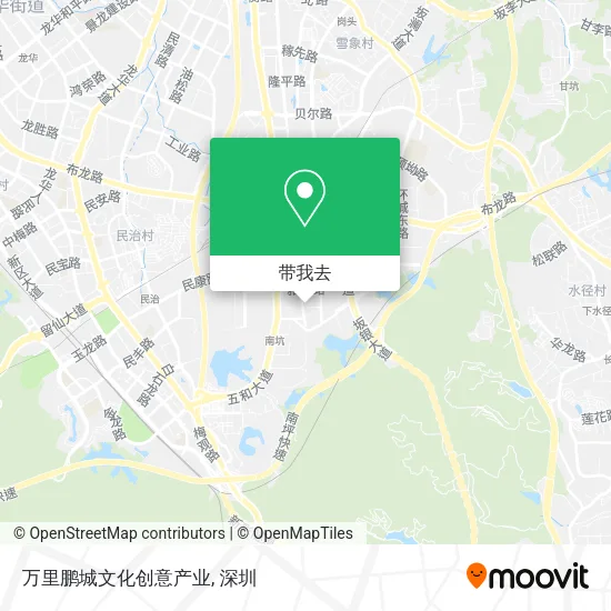 万里鹏城文化创意产业地图