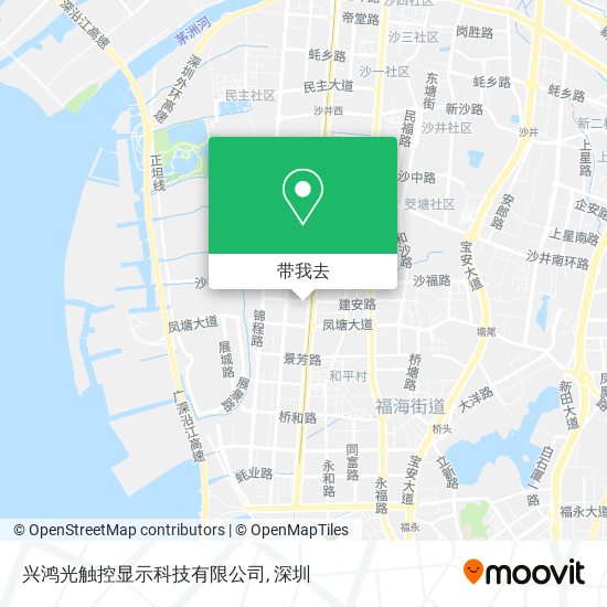 兴鸿光触控显示科技有限公司地图