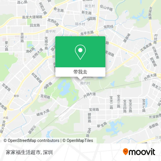 家家福生活超市地图