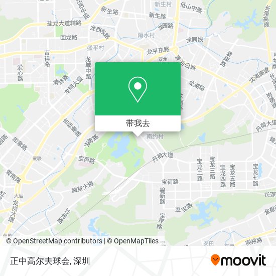 正中高尔夫球会地图
