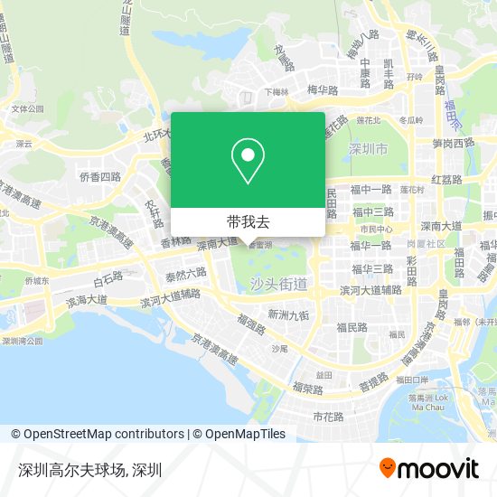深圳高尔夫球场地图