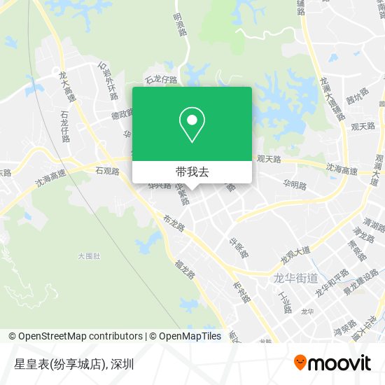 星皇表(纷享城店)地图