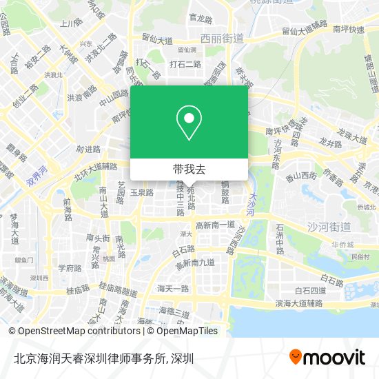 北京海润天睿深圳律师事务所地图