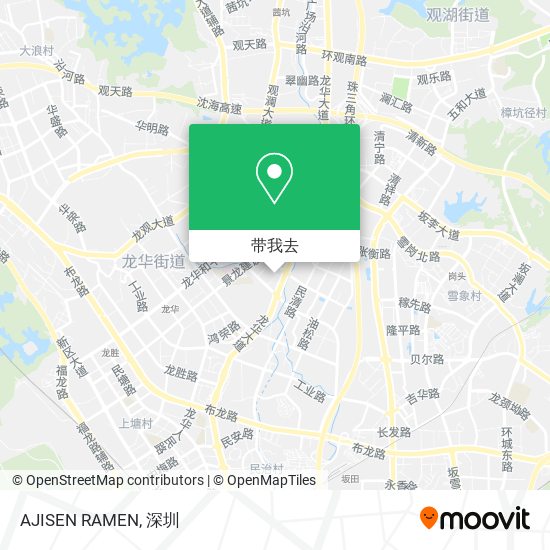 AJISEN RAMEN地图