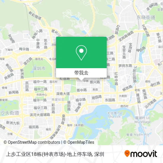 上步工业区18栋(钟表市场)-地上停车场地图