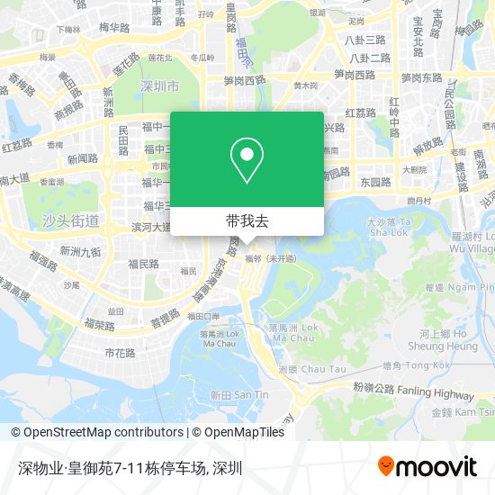 深物业·皇御苑7-11栋停车场地图