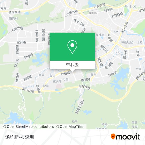 汤坑新村地图