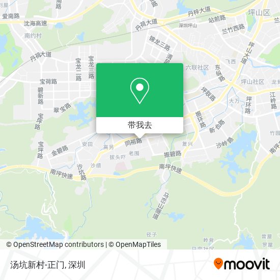 汤坑新村-正门地图