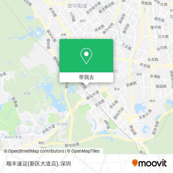 顺丰速运(新区大道店)地图