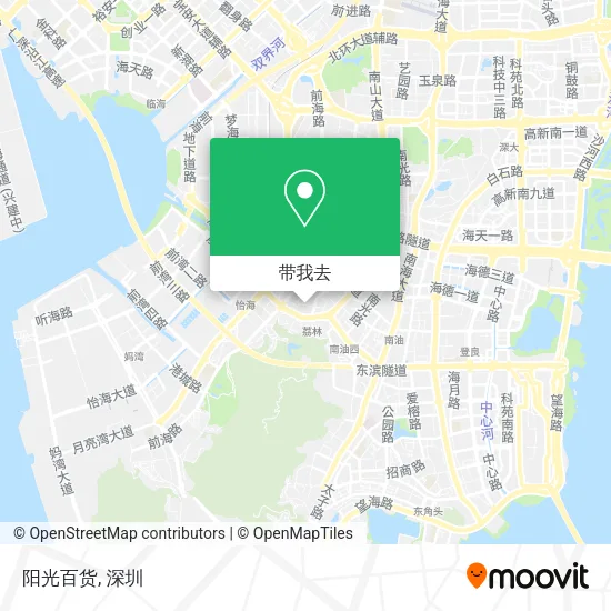 阳光百货地图
