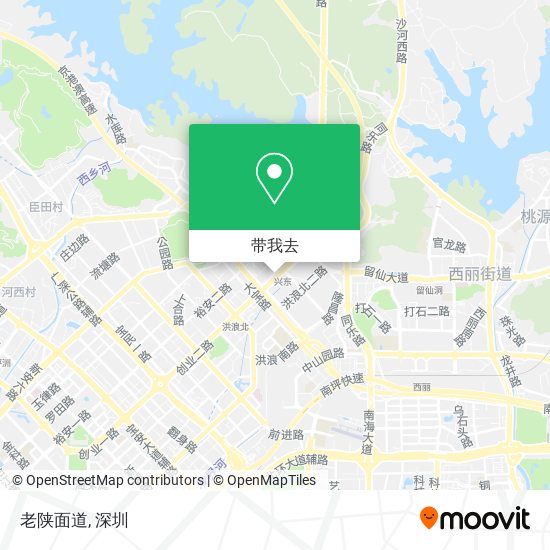 老陕面道地图