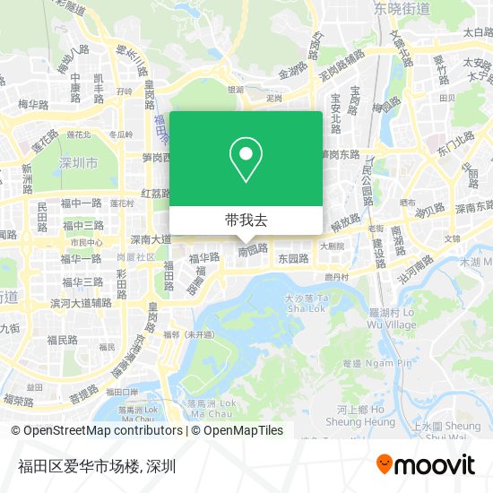 福田区爱华市场楼地图