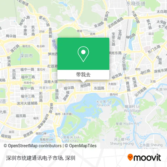 深圳市统建通讯电子市场地图