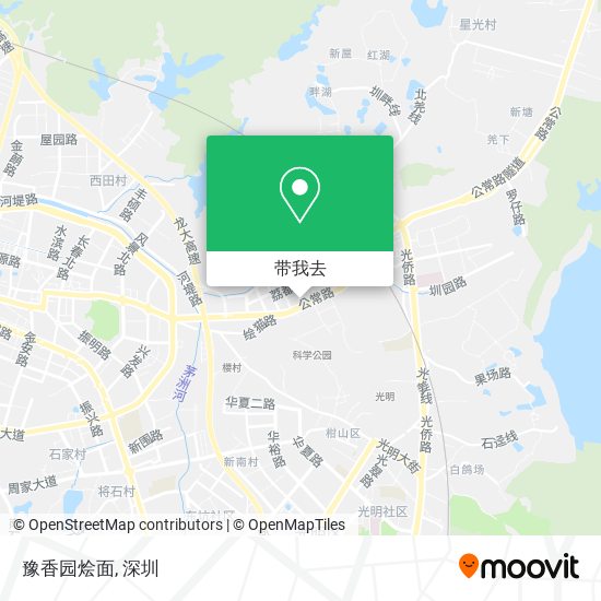 豫香园烩面地图