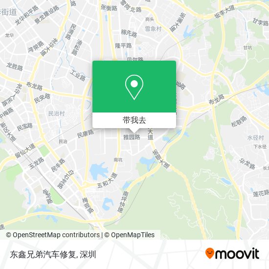 东鑫兄弟汽车修复地图
