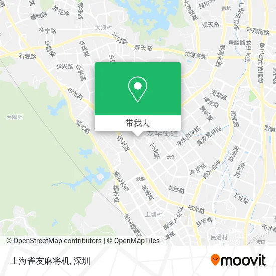 上海雀友麻将机地图