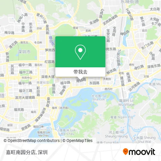 嘉旺南园分店地图