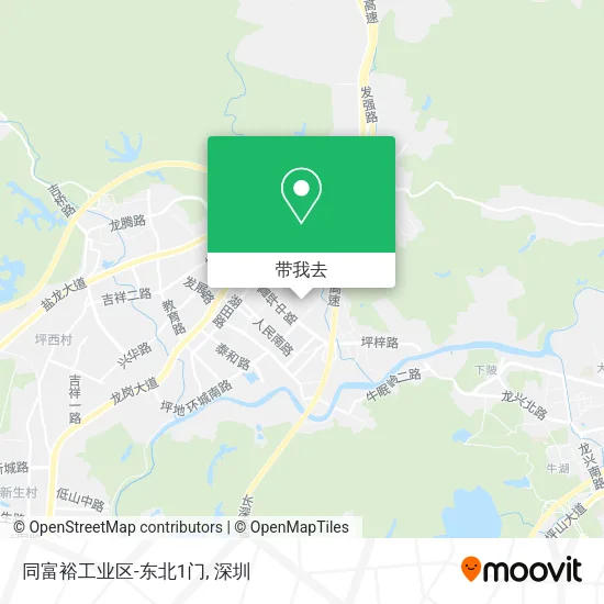 同富裕工业区-东北1门地图