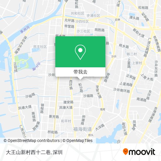 大王山新村西十二巷地图