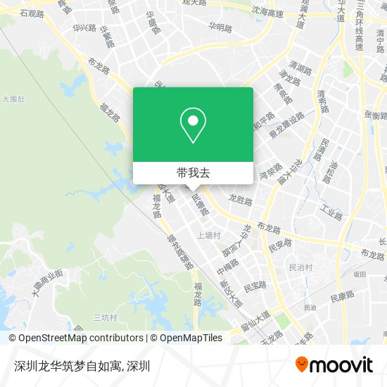 深圳龙华筑梦自如寓地图