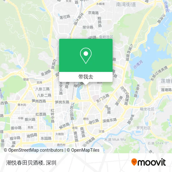 潮悦春田贝酒楼地图