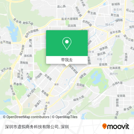 深圳市虚拟商务科技有限公司地图