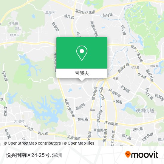 悦兴围南区24-25号地图