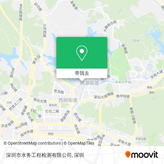 深圳市水务工程检测有限公司地图