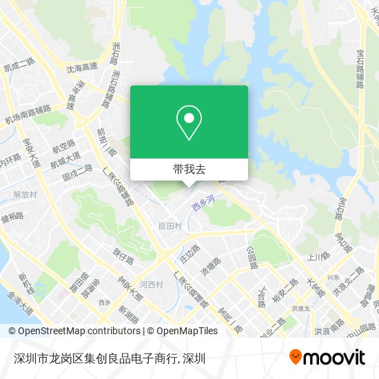 深圳市龙岗区集创良品电子商行地图