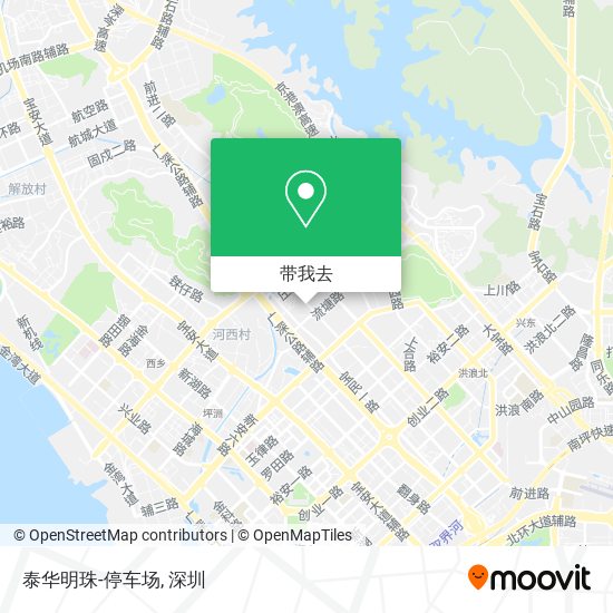 泰华明珠-停车场地图
