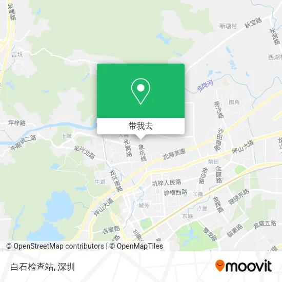 白石检查站地图