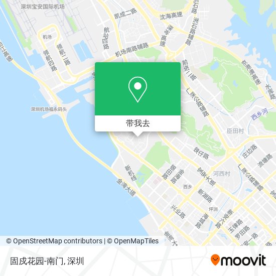 固戍花园-南门地图