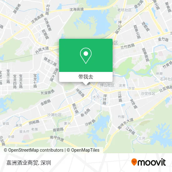 嘉洲酒业商贸地图