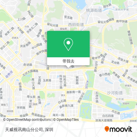 天威视讯南山分公司地图